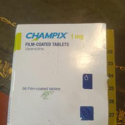 Stop smoking Champix tablets only for prescription...still can be used as only used few tablets used by family member. They work////
Can post for additional payment