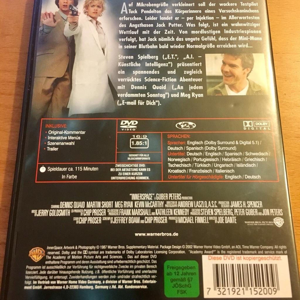 Die Reise ins Ich DVD Martin Short Meg Ryan in 1030 Wien for €26.00 for ...