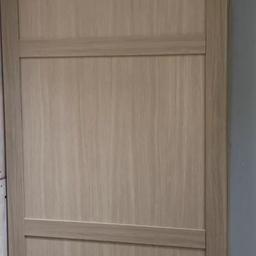 I have 4 light oak sliding wardrobe doors for sale.

2 are shaker (as seen in photo) and 2 are mirrored. Already dismantled ready to go hence no better photos available. I was intending to use them in a different room but had a change of plan.

Each door is approximately 88 x 36 inches long and the tracks are 142 inches long.

They are in beautiful condition.

Cash on collection please 😀 from DY9 9HY Read less