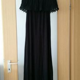 Schönes schwarzes Trägerloses Sommerkleid von H&M in Gr.36. Kaumgetragen.