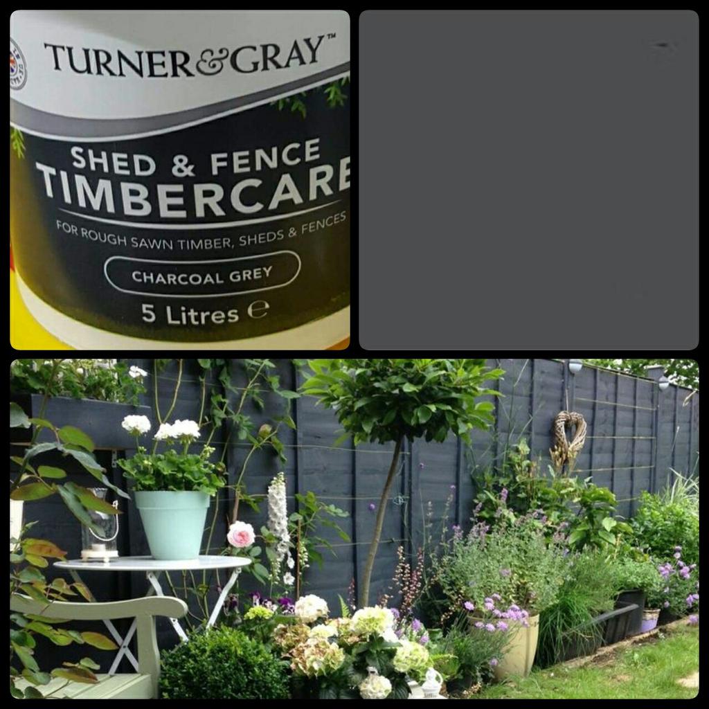 CHARCOAL GREY FENCE PAINT **LIMIT STOCK** in S30 Sheffield for £5.00