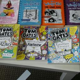 19 childrens books some hard back some paper back lots of different ones from tom gates diary of a wimpy kid jacqueline wilson roald dahl etc in good condition £10 ono collection only