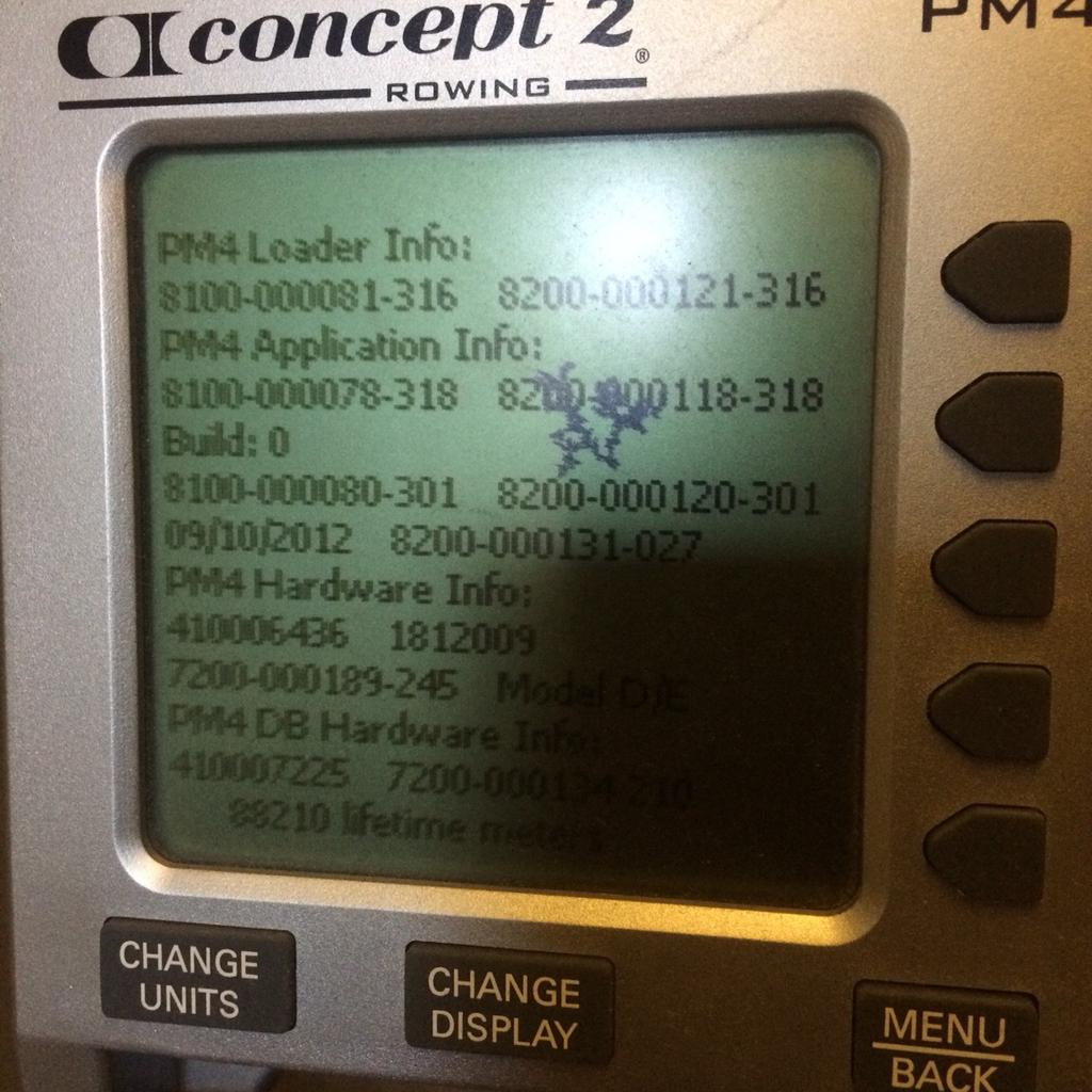 Concept 2 model d rowing machine pm4 monitor in SS7 Point for £650.00