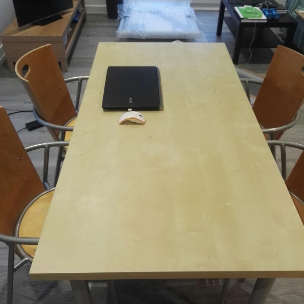 Ikea dining table + 5 chairs in SE16 Southwark for free for sale Shpock