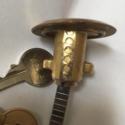 Used working Yale Rim Cylinder lock with 3 keys