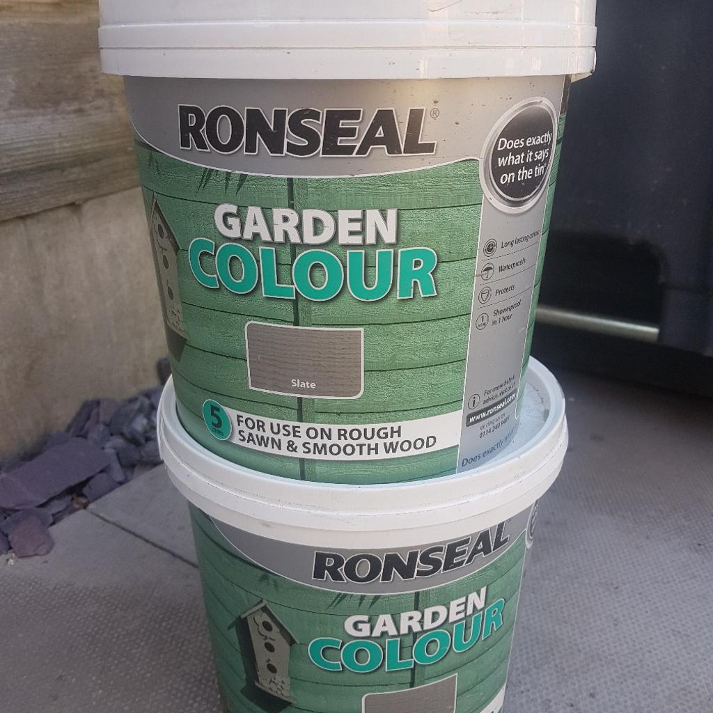 Ronseal fence paint slate grey in WS10 Walsall for £10.00 for sale Shpock