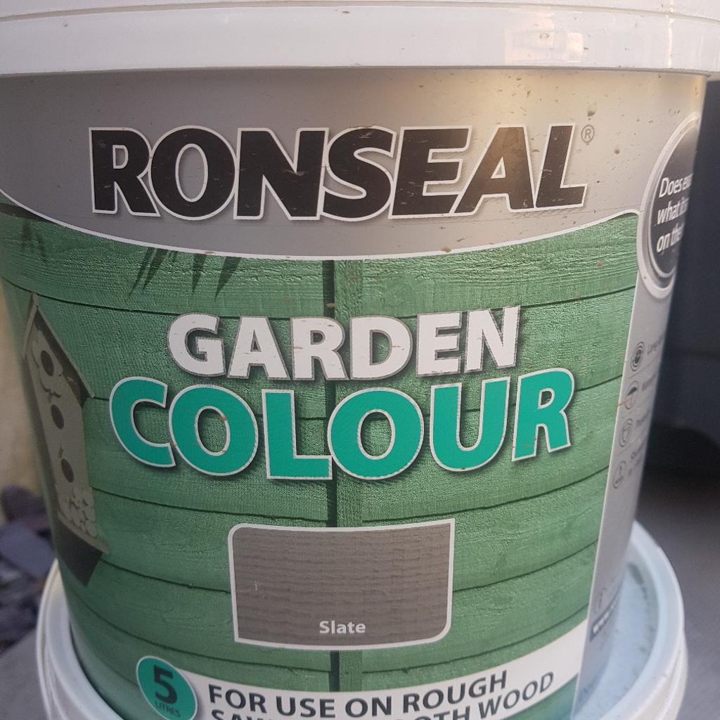 Ronseal fence paint slate grey in WS10 Walsall for £10.00 for sale Shpock