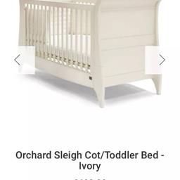 Mamas and papas sleigh cot bed orchard in N17 Enfield for 100.00 for sale Shpock