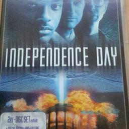 Verkaufe hier die DOPPEL-DVD Independence Day (Special Edition).

Beide Discs und Hülle in einwandfreiem Zustand.