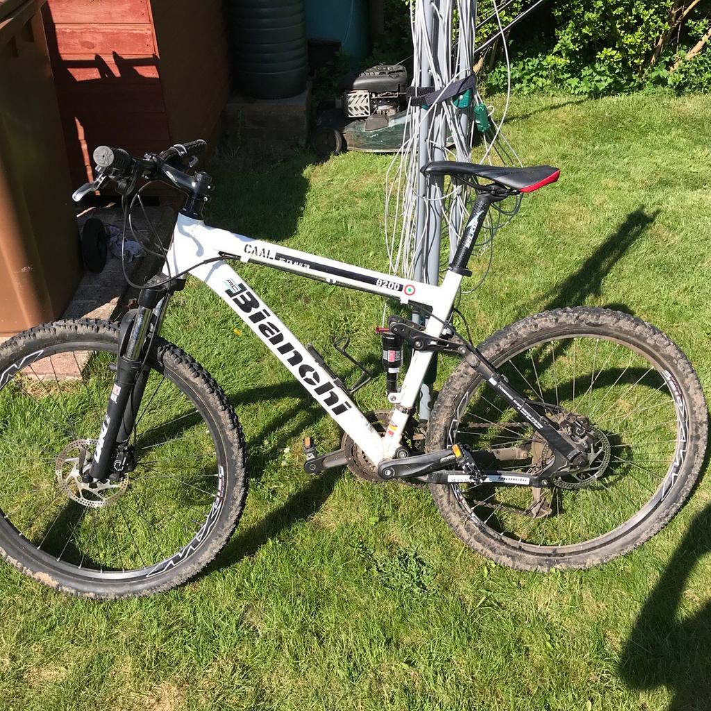 Bianchi full online suspension mountain bike