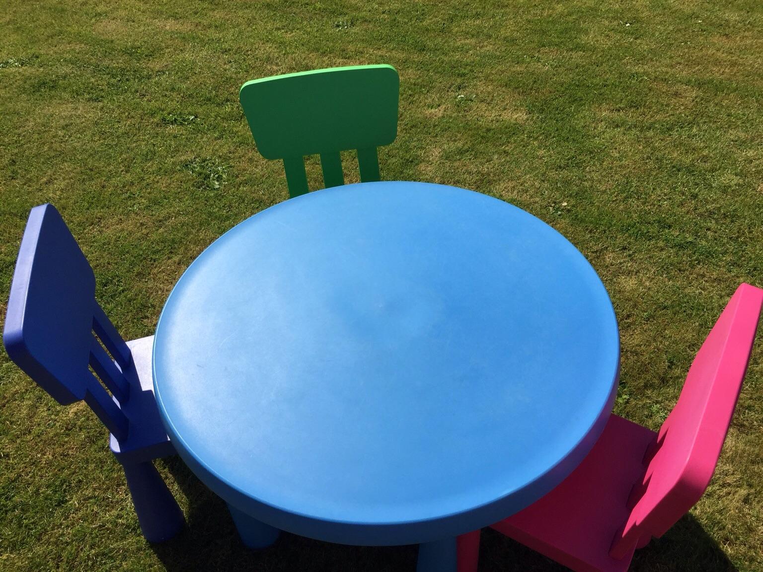 Ikea Kids Plastic Table & Chairs in Southend-on-Sea for £28.00 for sale ...