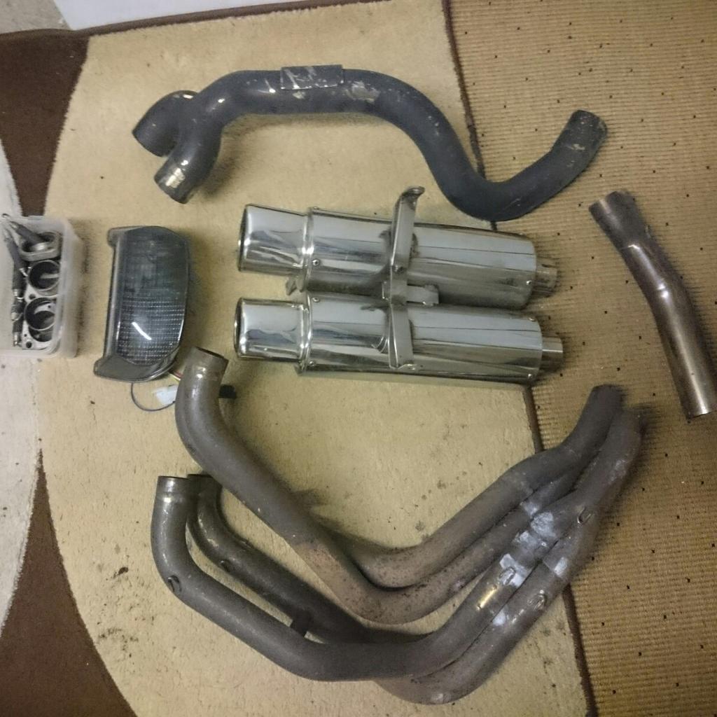 Kawasaki ZX7R Zorstech under seat exhaust in DY11 Forest for £250.00