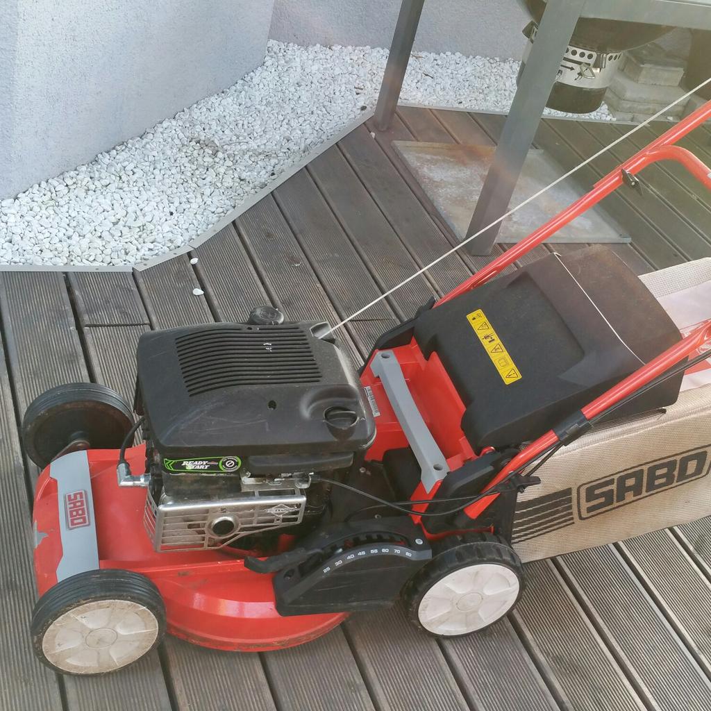 PRALLSCHUTZ HECKKLAPPE AUSWURFKLAPPE Passend SABO Rasenmäher 43-4 Eco