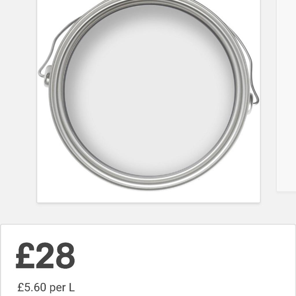 Dulux silk emulsion rock salt 5L brand new in Winwick for £14.00 for