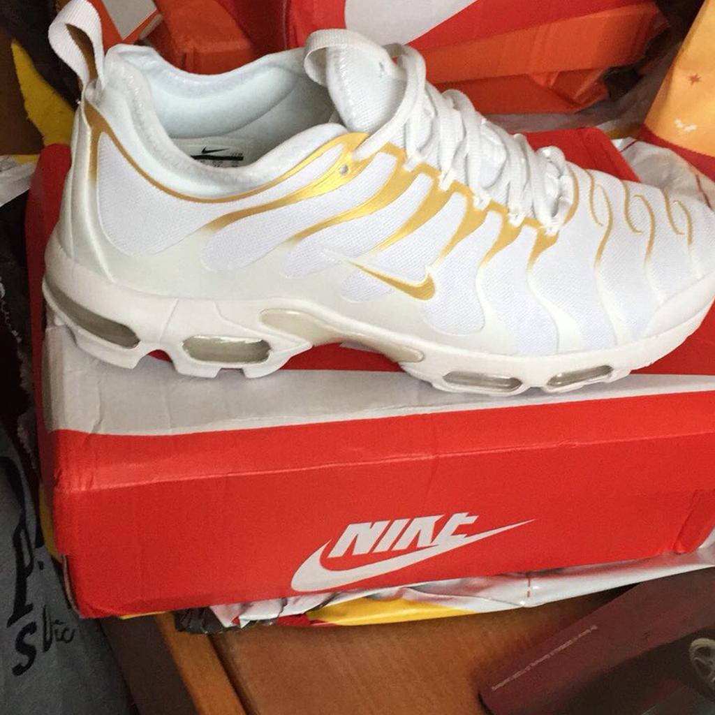 Nike tn 2025 bianche e oro