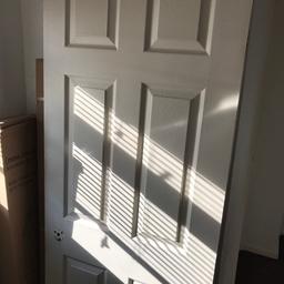 Slightly used internal door (white)
Comes with new pair of hinges
And a new latch.
195/76cm