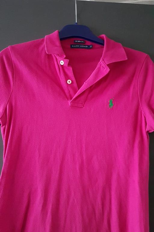 Buy & Sell East London Snaresbrook - East London - Photos for Womens Pink Ralph Lauren Polo T Shirt -Small