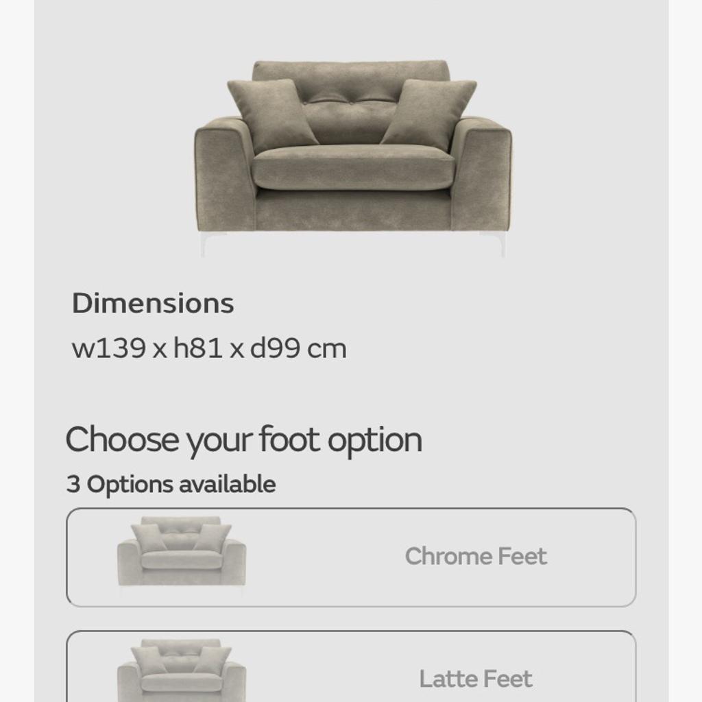 Sofology loveseat snuggler sofa Demure in N19 Islington für 375,00