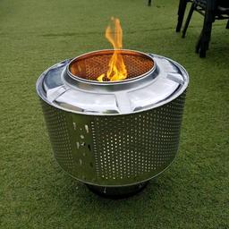 I have some washing machine drum fire pits for sale. They are taken from used washing machines and have a number of uses:

Fire pit
Barbecue
Patio warmer
Leaf/waste burner
Incinerator

Please message me if you are interested they are for sale for £15

Thanks