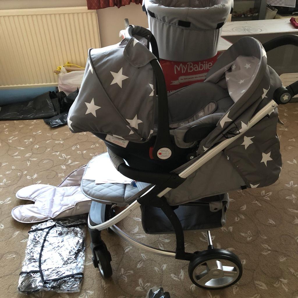 My babiie grey stars hotsell travel system