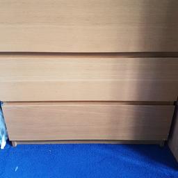 Malm oak drawers good condition need to get rid asap