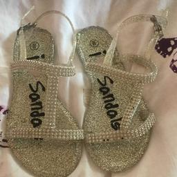 Sparkly Jelly sandals size 10