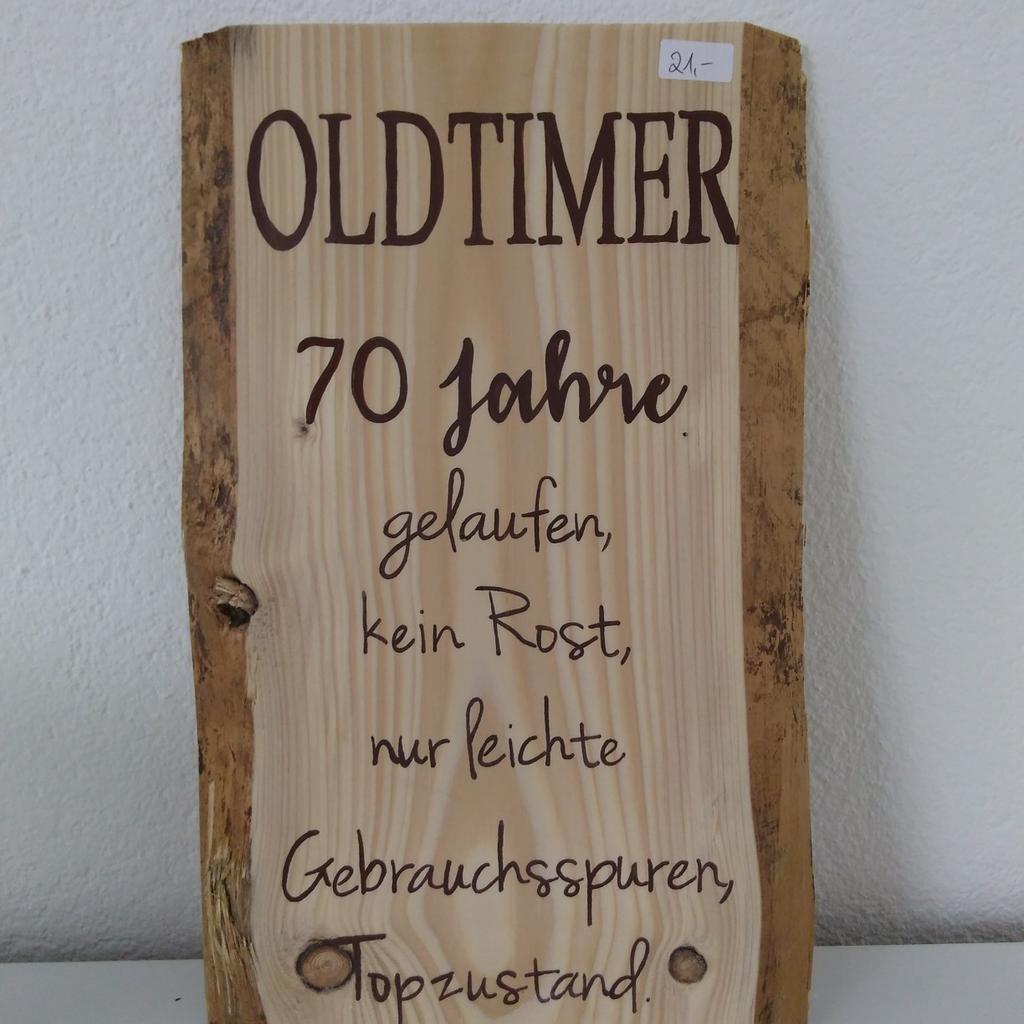 Oldtimer 70 Holz Geschenk Geburtstag in 89192 Rammingen for €21.00 for