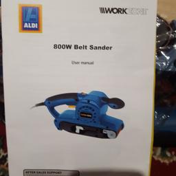 800w Electric Belt Sander
Brand new but no box just a bag. Comes with a dust bag and instructional manual.

Any questions please ask 
Collection from b8 or b31
07900000880 Ali