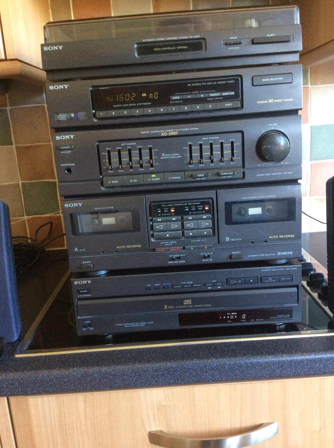 Sony compact hi fi system with turntable in wf12 kirklees for 40 00