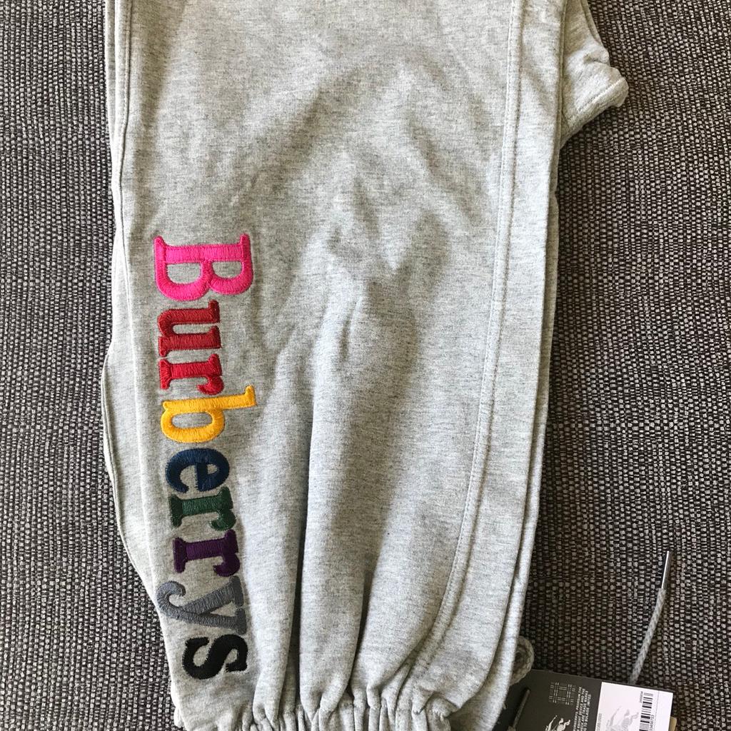 Burberry archive 2024 logo jersey sweatpants