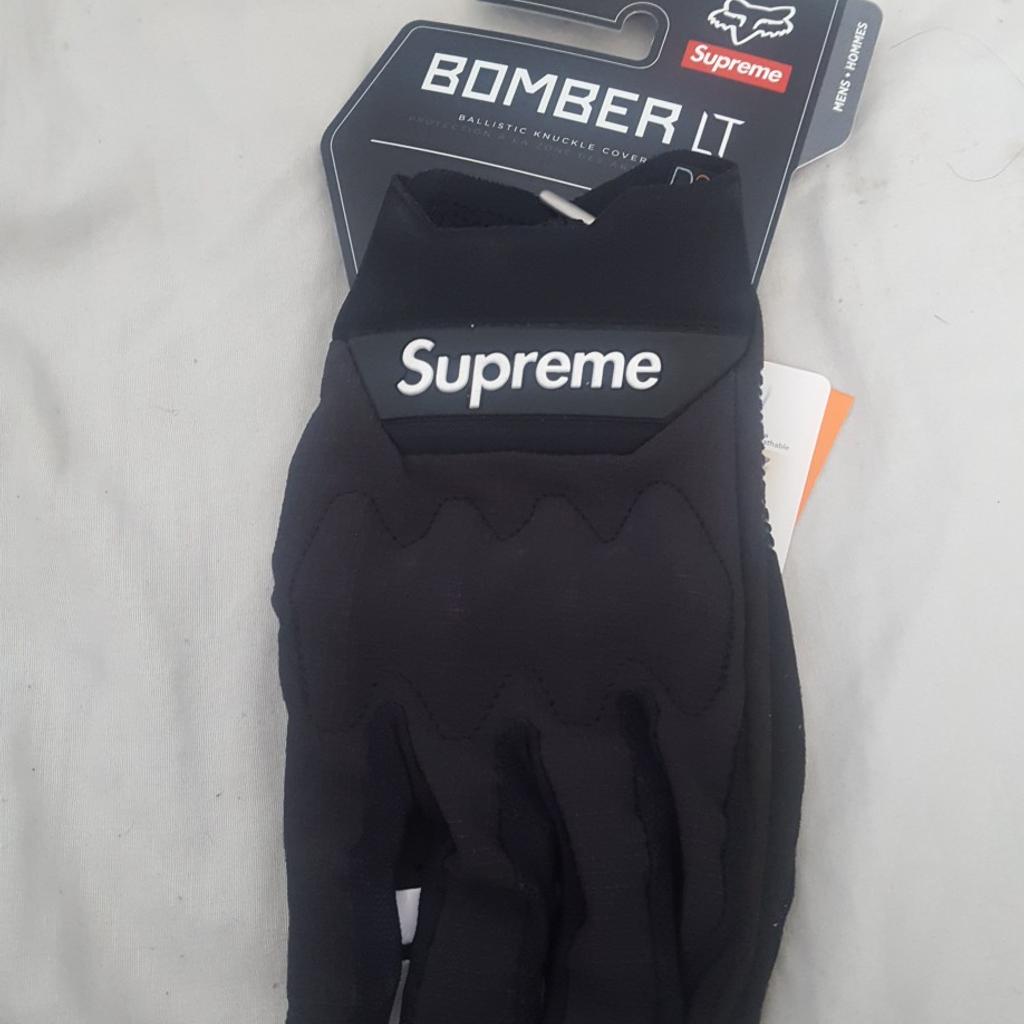 Supreme Fox Racing Bomber LT Gloves Black