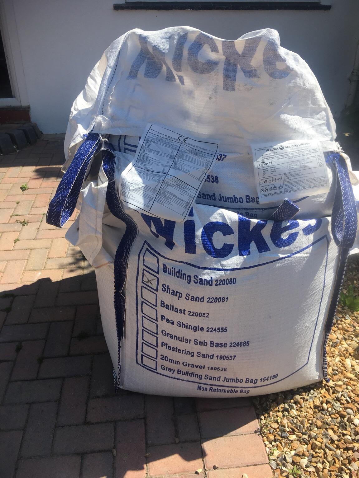 Wickes sharp sand jumbo bags in TW11 London for £20.00 for sale Shpock