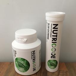 Weight loss tablets and vitamins from Nutricode. Acts like gastric band in stomach. Available info online. Unopened and sealed.