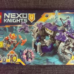 Ich verkaufe hier ein unbespieltes, original verpacktes und ungeöffnetes Lego Nexo Knights Set "Triple Rocker" (70350). Der Originalzustand ist auf den Bildern ersichtlich.
Der Preis ist verhandelbar.