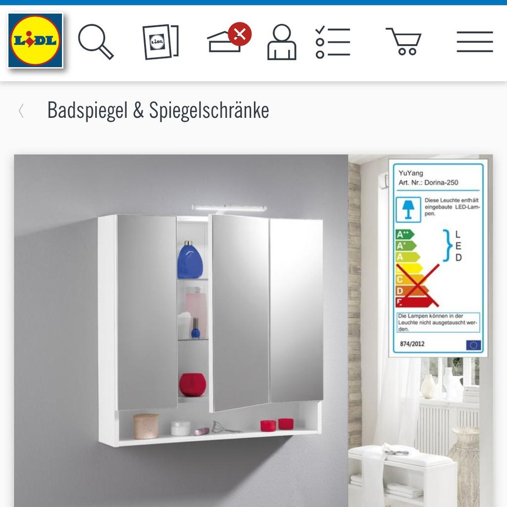 zum in | Großblittersdorf Verkauf Shpock für Spiegelschrank 40,00 Badezimmer € DE 57520