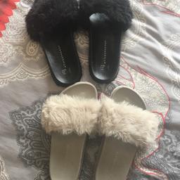 Black and grey slides
Size 4
Paid £4 for each pair
Been worn a few times
Only want £2 per pair (£4 for both)