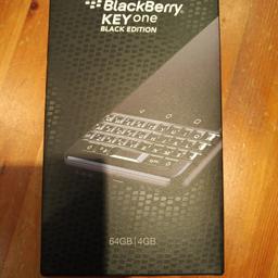 Brand new unopened still sealed blackberry keyone black edition unlocked 64gb expandable storage and 4gb ram