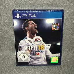 Verkaufe hier einen PS4 Spiel FIFA 18  
Neu & OVP - versiegelt 

Selbstabholung in Eitorf oder mit Absprache in Köln - bei Übernahme der Versandkosten, würde ich es auch verschicken.

Preis ist VB