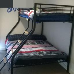 Good condition, metal bunk bed