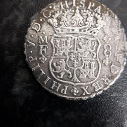 Awsome condition 1740 8 reales heavy silver looks and feels amazing
