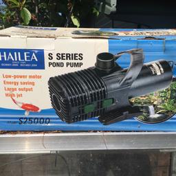 Used for 3 months as an emergency back up, very powerful - too powerful for my pond so took it back out. Well made, used but perfect working order.