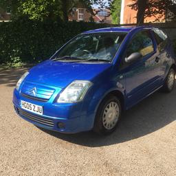 FOR SALE Citreon c2 1.1 manual Petrol blue 3 Door 2005 (05) plate 90,000 Miles 12 months m.o.t central locking 2x keys electric windows new clutch fitted few months ago new brake pads and disc new wish bones and drop links

£1,050 Ono

Few marks all around due to age

Any questions please contact Darren on 07552886010..

Viewings are welcome No time wasters