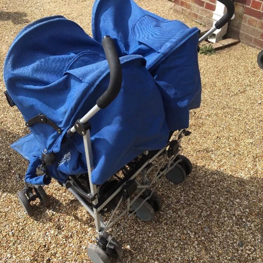 Kiddicare double outlet buggy