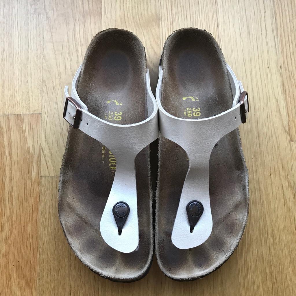 birkenstock gizeh schwarze sohle