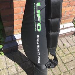 Maver UFO super strong luggage, never used and in excellent condition. Can carry 4 rods set up to go. £54.99 in Fishing Republic.