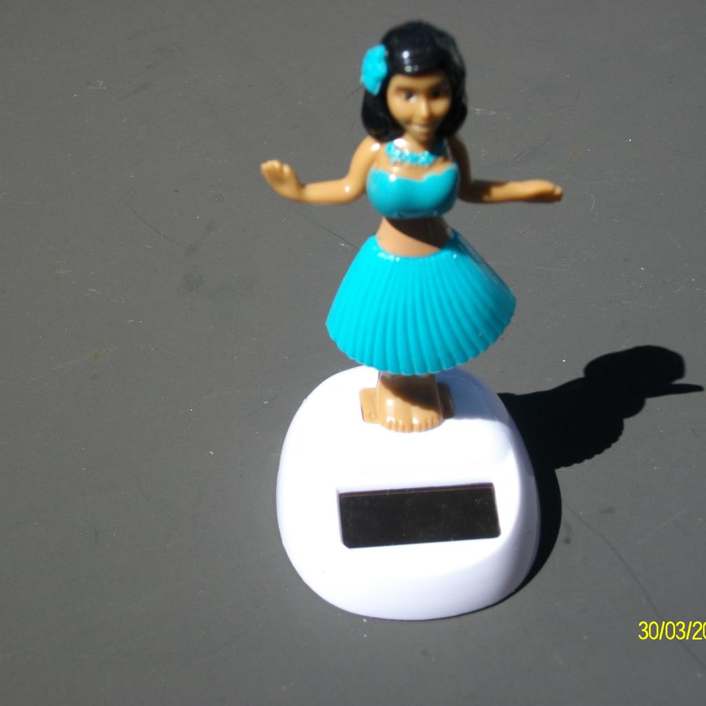 Solar-Figur Wackelfigur Hula-Girl 11 cm