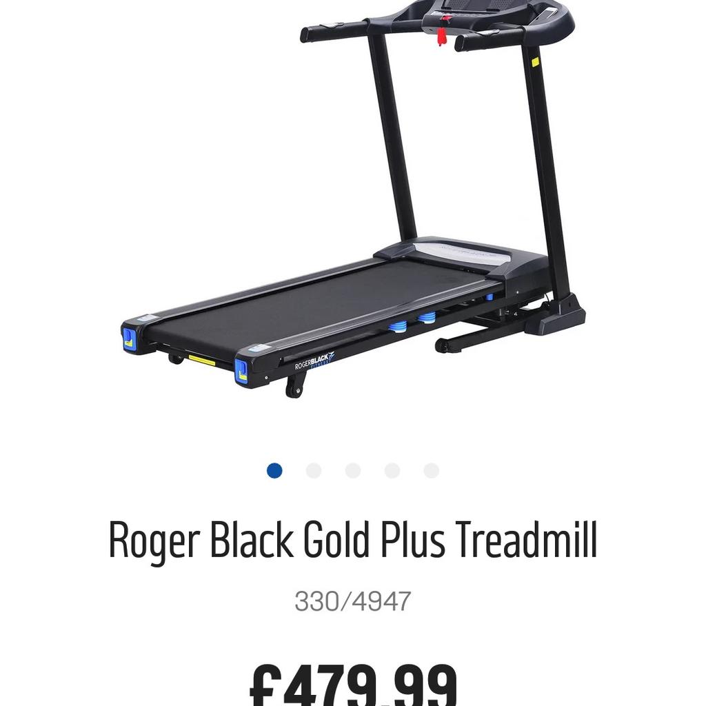 Roger black plus treadmill hot sale