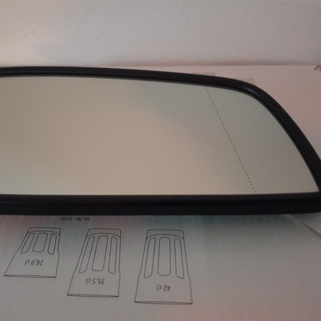 Spiegelglas mit Platte -Rechts (Beifahrerseite) für MERCEDES SPRINTER