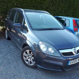 2006 - 7 seater Zafira  MOT February 2019 brilliant runner and very reliable £750 or near offer