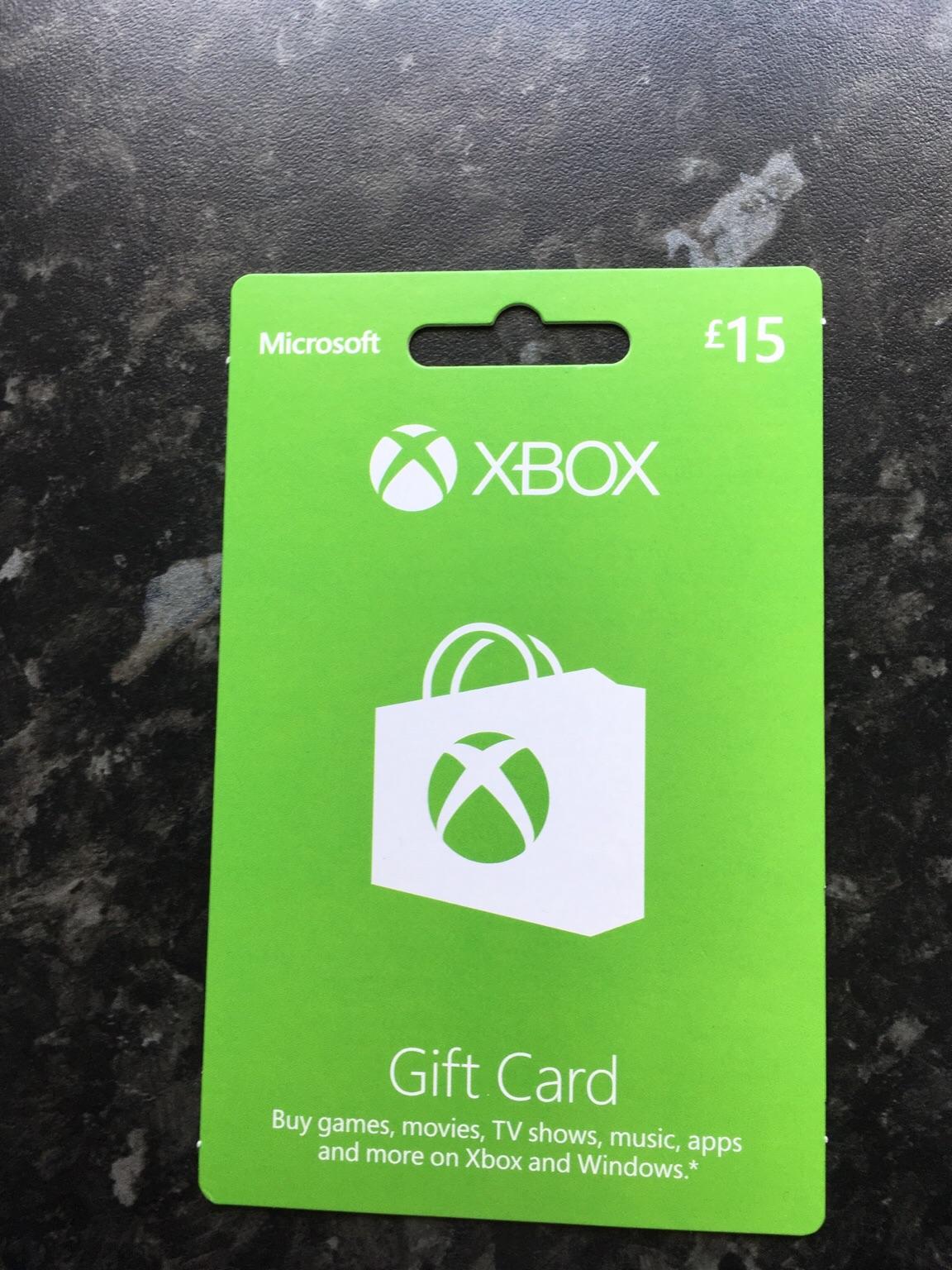 Shpock xbox gift card hotsell